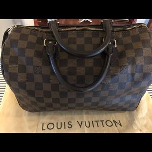 Authentic Louis Vuitton Speedy 30 Damier